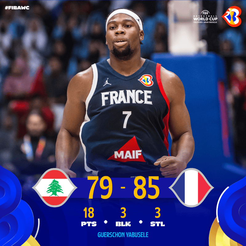 黎巴嫩队意外出局，止步四强