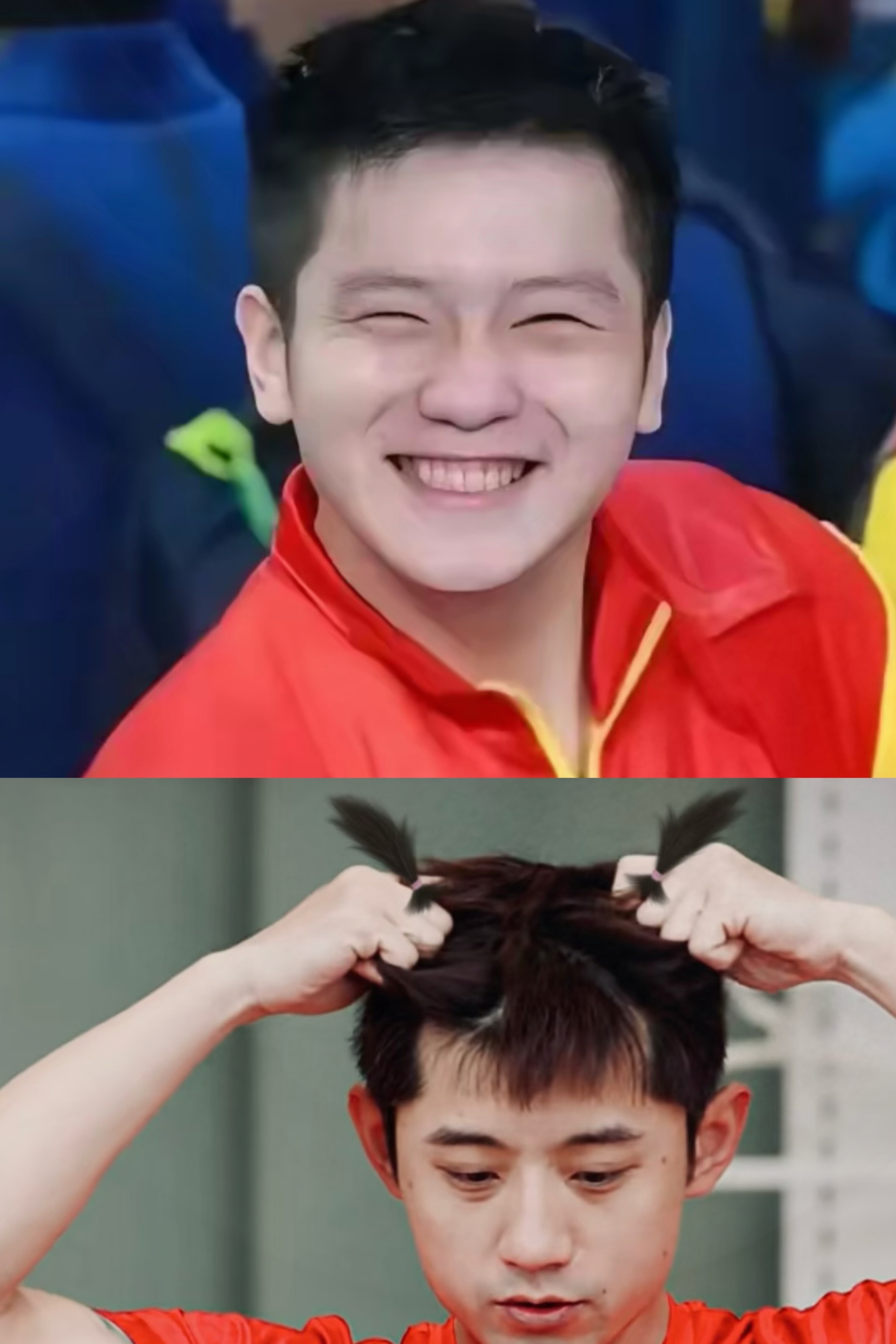 中国队力克韩国队，张继科统治全场